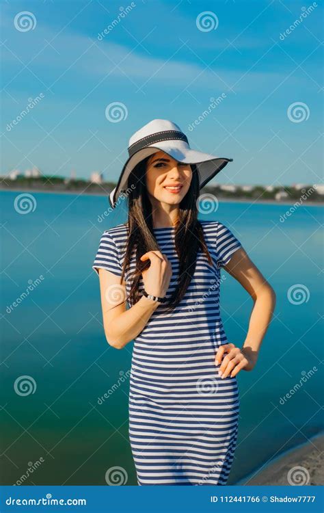 girlsdoporn brunette|Beautiful Brunette In Striped Dress .